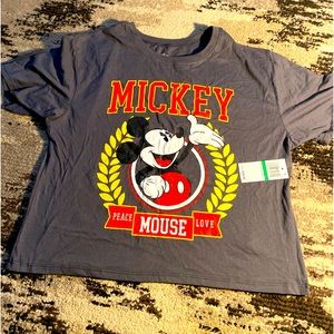 NWT Disney Mickey crop top